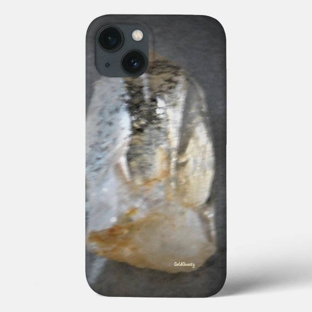 capinha de iphone13  design cristal de quartzo dou (Verso)