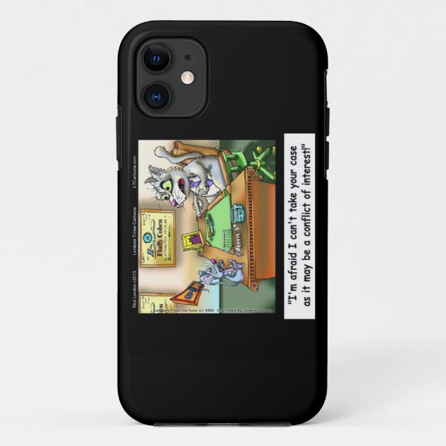 Capinha de iPhone5/5S "Fluffy Cohen" Advogada Gata (Verso)