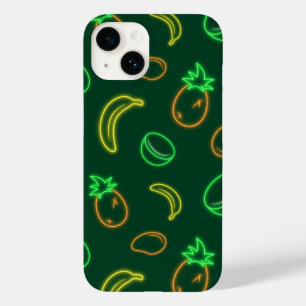 Capinha de iPhone 14 com Padrão de Frutas Tropicai
