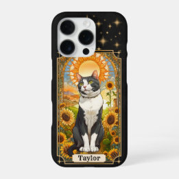 Capinha de iPhone 16 Pro Carta de Tarot do Gato So