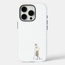 Capinha de iPhone 16 Pro Vintage Golfer