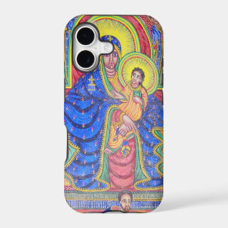 Capinha de iPhone 5 com Arte Etíope de Madona e Me