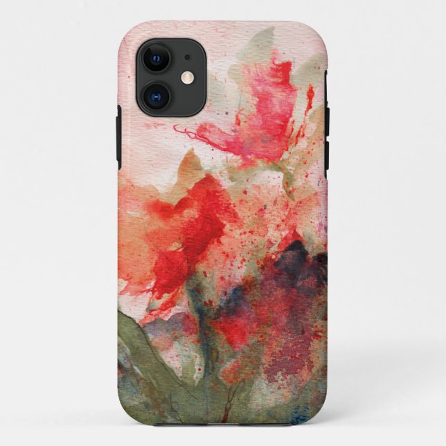 capinha de iphone "borboletas rosas" (Verso)
