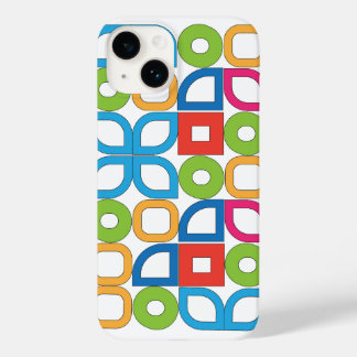 Capinha de iPhone Branca Colorida Estilo Moderno d