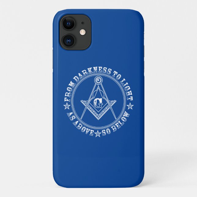 Capinha de iPhone Case-Mate símbolo da Maçonaria (Verso)