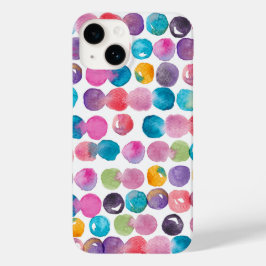 Capinha de iPhone com Aquarela Brilhante – Abstrat