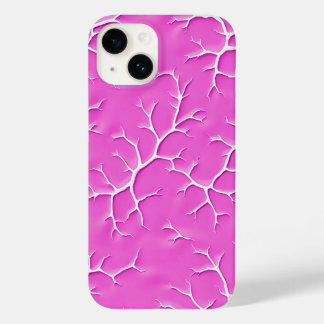 Capinha de iPhone com Design de Galho Rosa