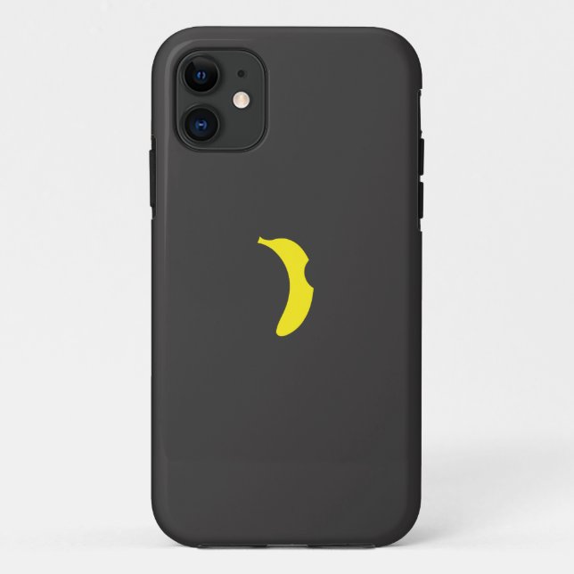 capinha de iphone com logotipo de banana (Verso)