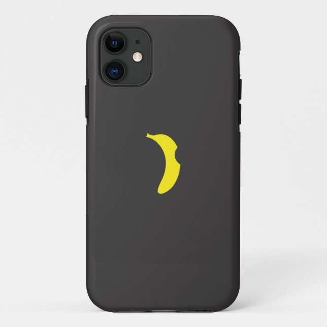 capinha de iphone com logotipo de banana (Verso)