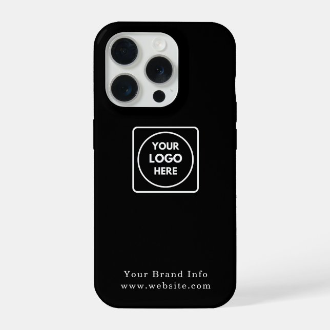 Capinha de iPhone com Logotipo Empresarial Persona (Verso)