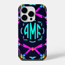 Capinha de iPhone com Monograma Personalizável