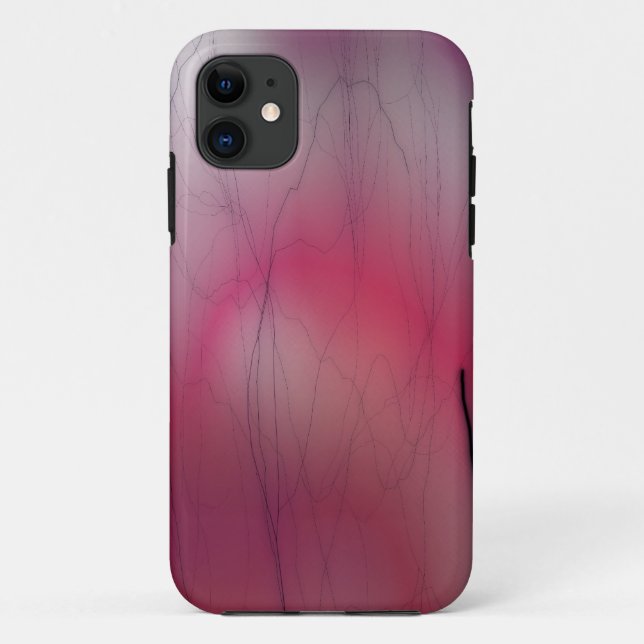 capinha de iphone com raio rosa (Verso)