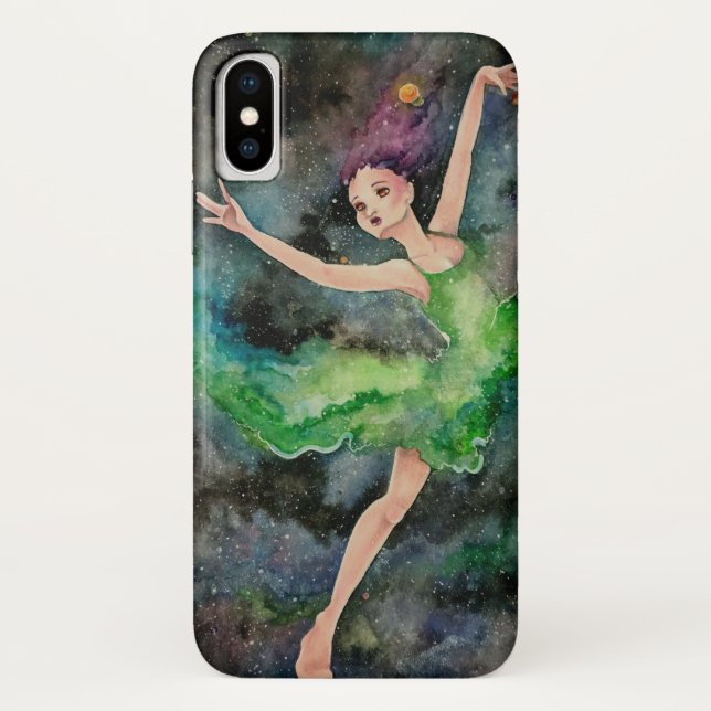 Capinha de Iphone Dançando Com o Universo (Verso)