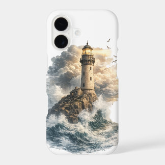 Capinha de iPhone Farol Oceânico Vintage