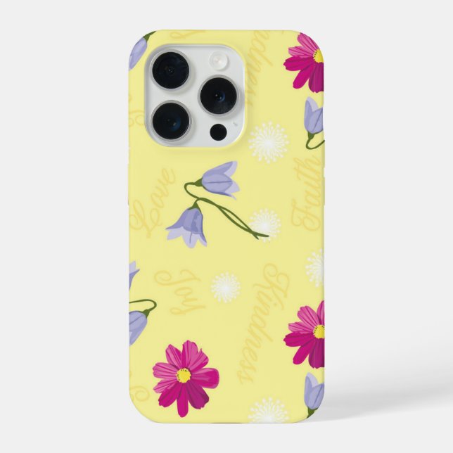 Capinha de iPhone Floral Apple (Verso)