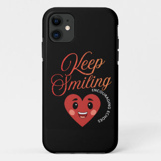 Capinha de iPhone Inspiradora Sorria Sempre