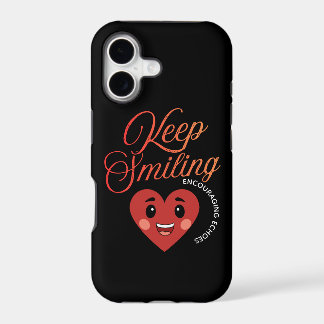 Capinha de iPhone Inspiradora Sorria Sempre