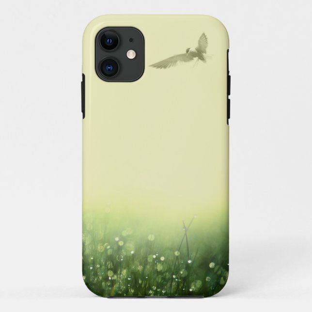 capinha de iphone passarinho matinal (Verso)