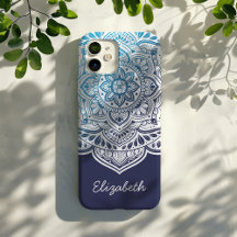 Capinha de iPhone Personalizada Luna Mandala