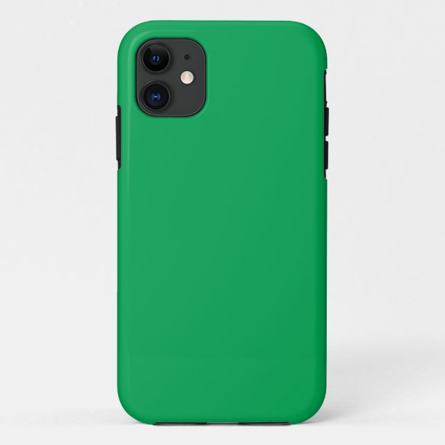 Capinha de iPhone Verde Personalizada (Verso)