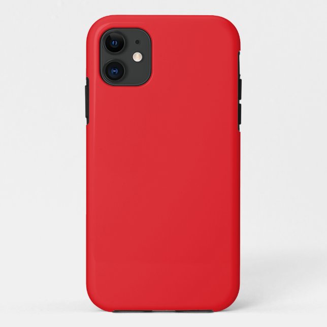 Capinha de iPhone Vermelha Capinha de Celular Verm (Verso)