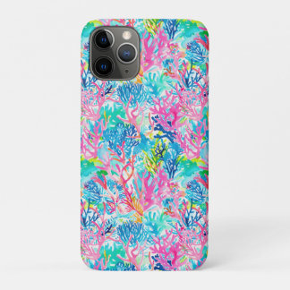Capinha de iPhone Watercolor Coral Reef Tropical C