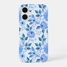 Capinha de Telefone Blue Floral Chinesice