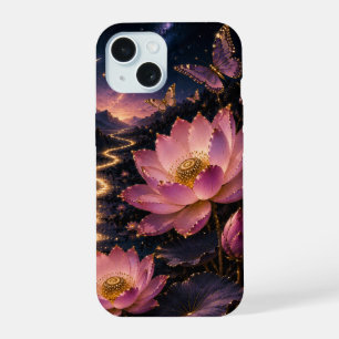Capinha de Telefone Borboleta Lótus ao Luar