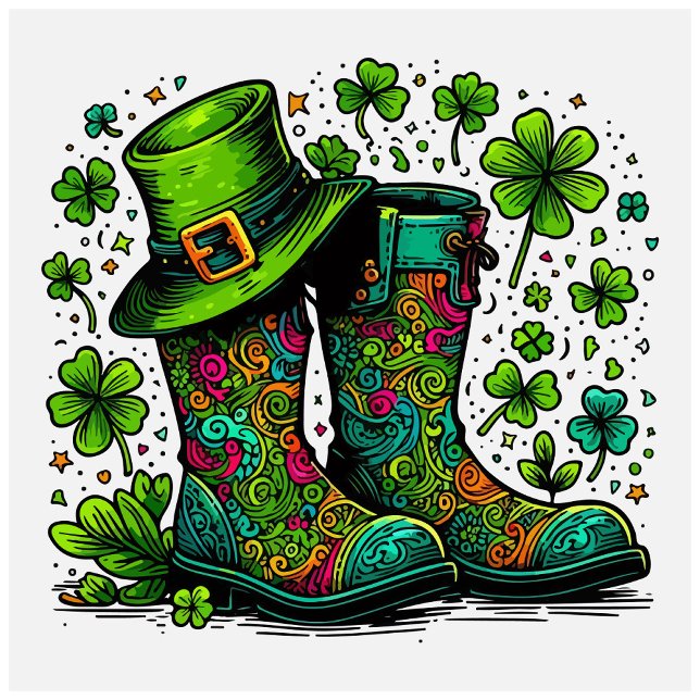 Capinha de telefone Botas Verdes de Férias (Design for St. Patrick's Day Holiday!)