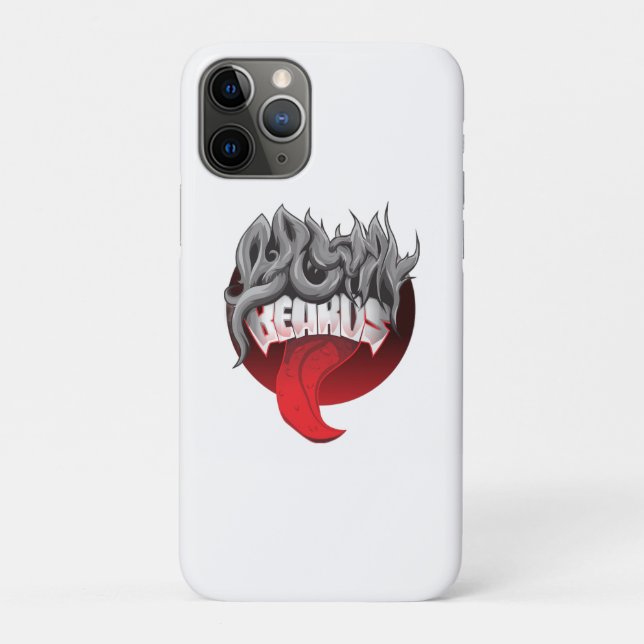 Capinha de telefone branca com elementos artístico (Verso)