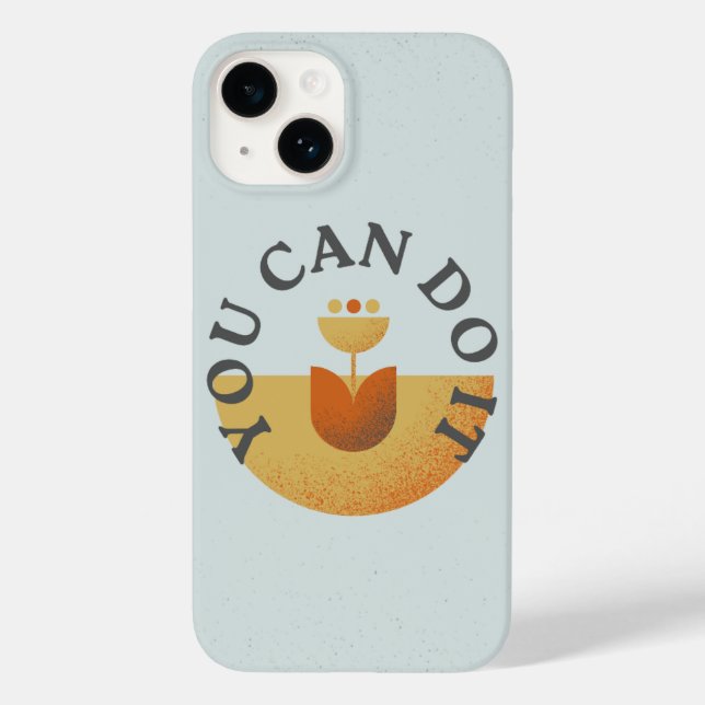 capinha de telefone com citação motivacional você  (Verso)