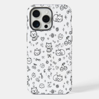 Capinha de Telefone com Desenho de Gatinho Fofo