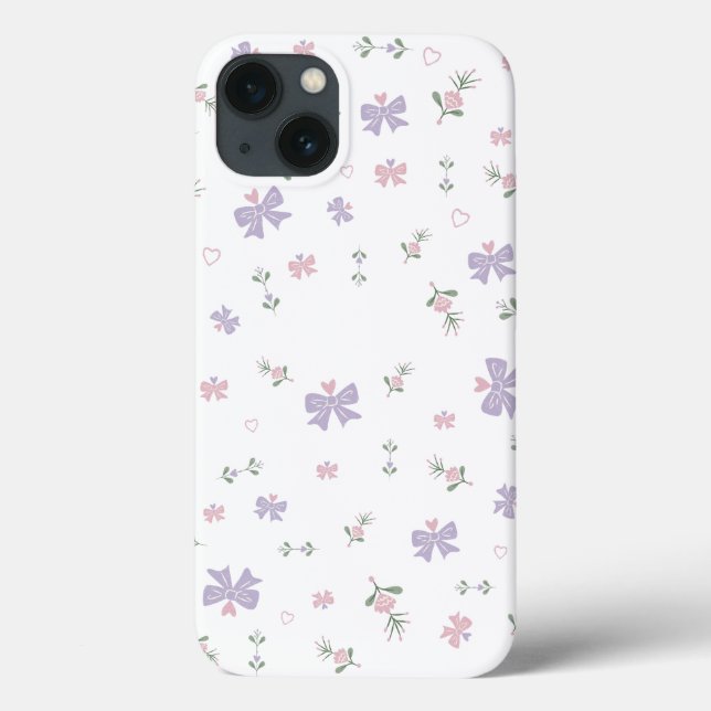 capinha de telefone com flor fofa (Verso)