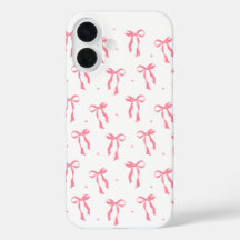 capinha de telefone com laço fofo para meninas