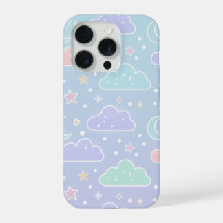 Capinha de telefone com nuvens pastéis sonhadoras