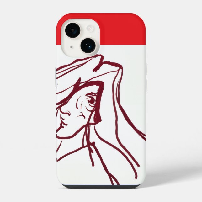 Capinha de telefone com pintura rupestre (Verso)
