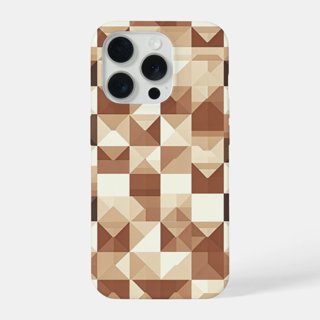 Capinha de telefone com pirâmide geométrica 3D mod (Verso)