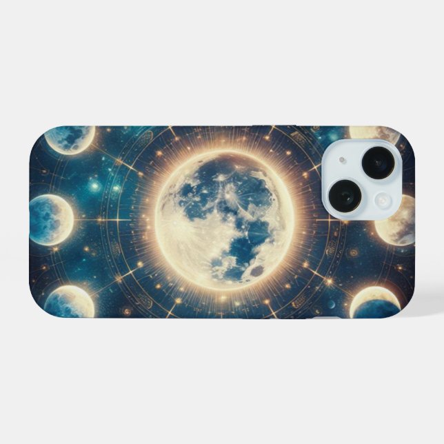 capinha de telefone com tema celestial (Verso Horizontal)