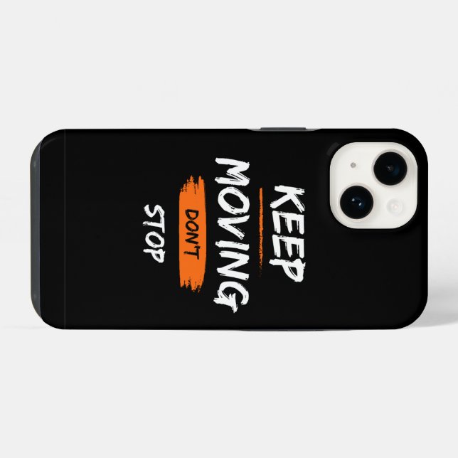 capinha de telefone | continue em frente, não pare (Verso Horizontal)