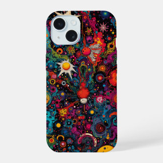 Capinha de Telefone Cósmica Psicodélica