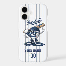 Capinha de telefone de mascote de beisebol - Nome