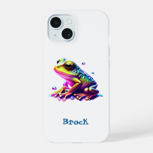 Capinha de telefone de rã fabulosa personalizada (Verso)