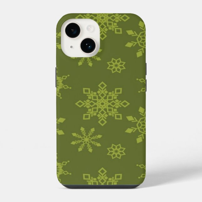 Capinha de telefone Flocos de Neve (Verso)