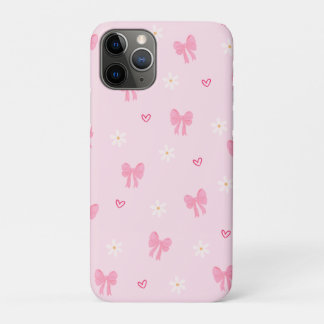 capinha de telefone floral lúdica em aquarela rosa