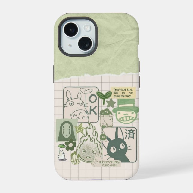 capinha de telefone ghibli mate (Verso)