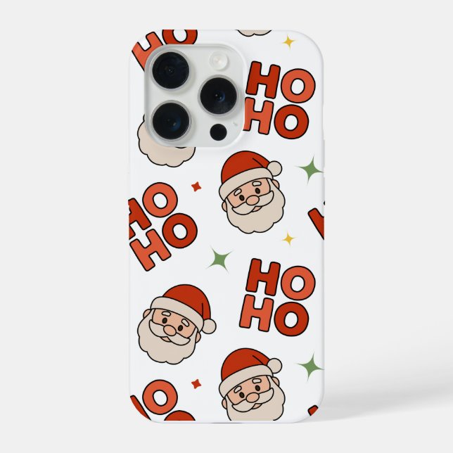 Capinha de Telefone Ho Ho Ho Papai Noel – Natal Fe (Verso)