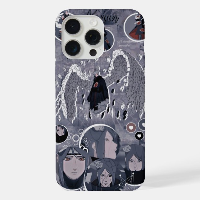 Capinha de telefone impressa com anime para iPhone (Verso)