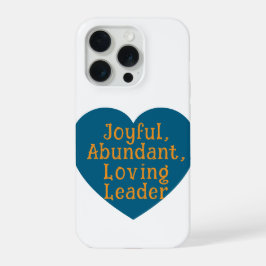 Capinha de telefone Líder Alegre, Abundante e Amor