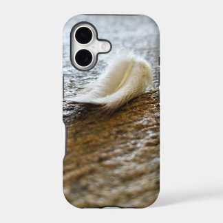 Capinha de Telefone Pena Branca Minúscula