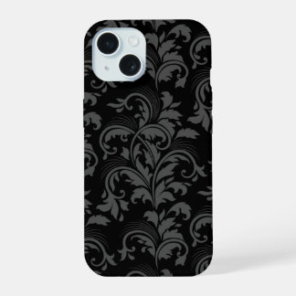 Capinha de Telefone Preta Elegante